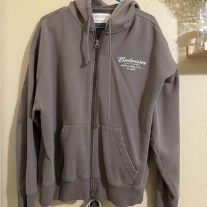 Pacsun Budweiser zip up